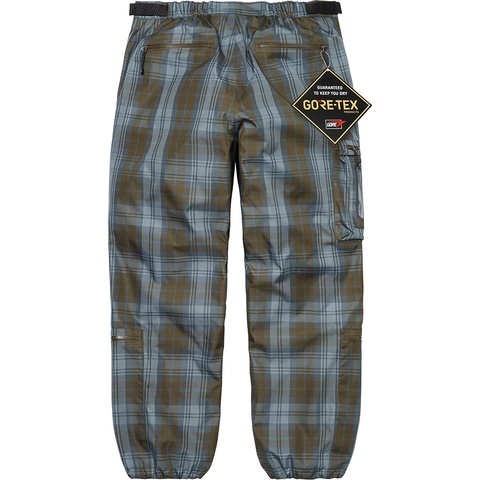 Supreme GORE-TEX Tech Pant - Olive Plaid