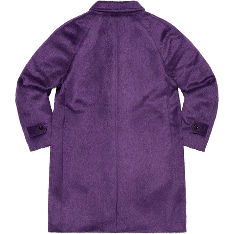 Supreme Alpaca Overcoat - Purple
