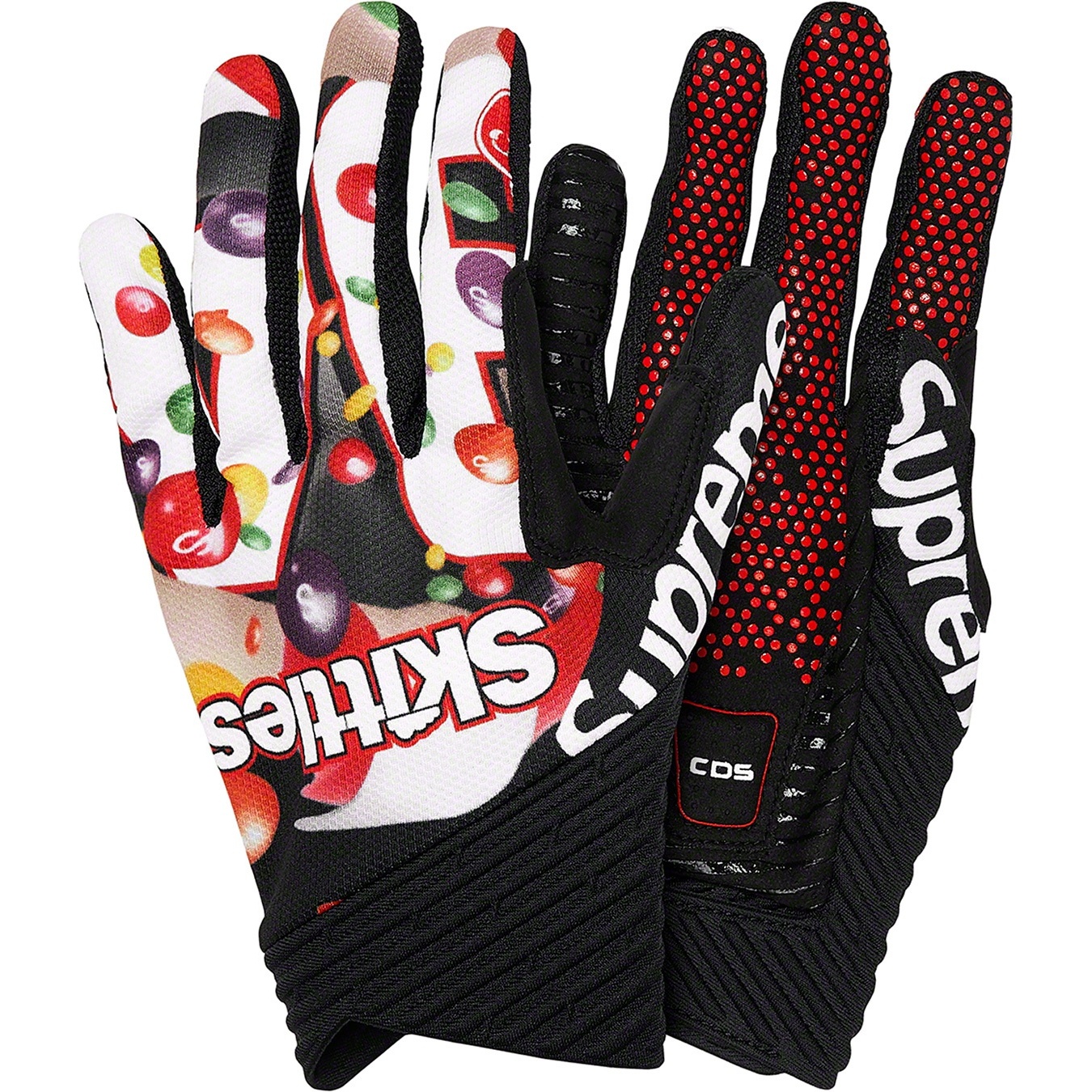 Supreme Supreme Skittles <wbr>Castelli Cycling Gloves (FW21) - White - $58