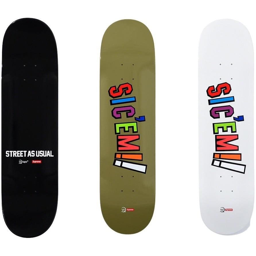 Supreme®/WTAPS® Sic'em! Skateboard - SupremeCommunity