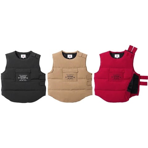 Supreme®/WTAPS® Tactical Down Vest - Supreme