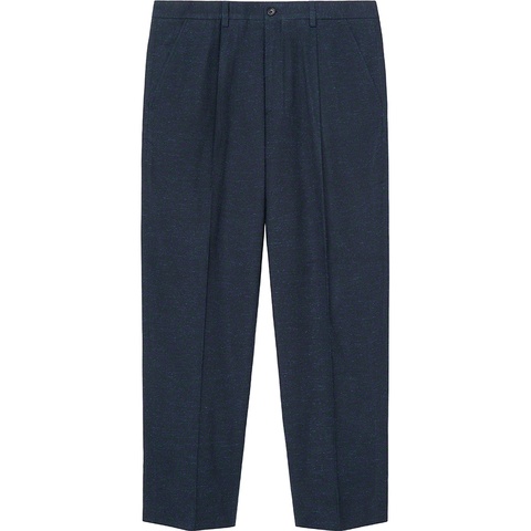 Supreme Pleated Trouser - Navy