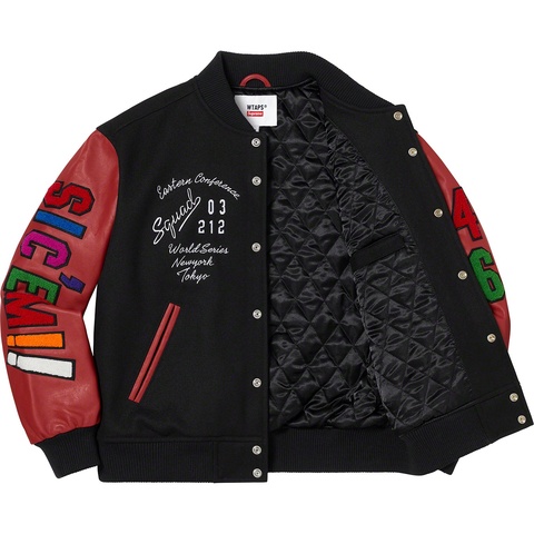Supreme Supreme®/WTAPS® Varsity Jacket - Black