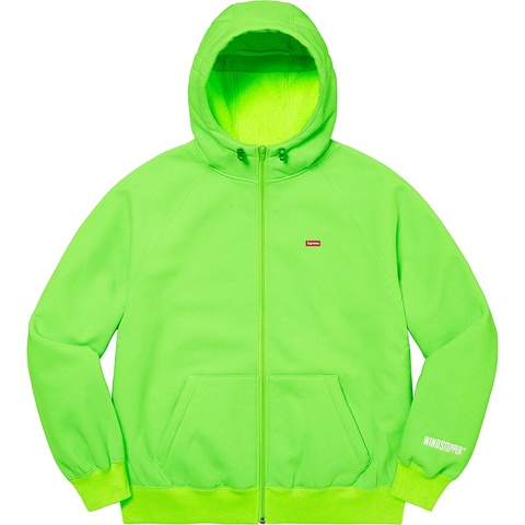 Supreme WINDSTOPPER® Zip Up Hooded Sweatshirt - Bright Green