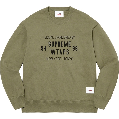Supreme Supreme®/WTAPS® Crewneck - Light Olive
