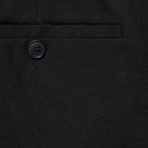 Supreme Pleated Trouser - Black