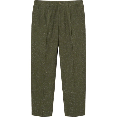 Supreme Pleated Trouser - Dark Green