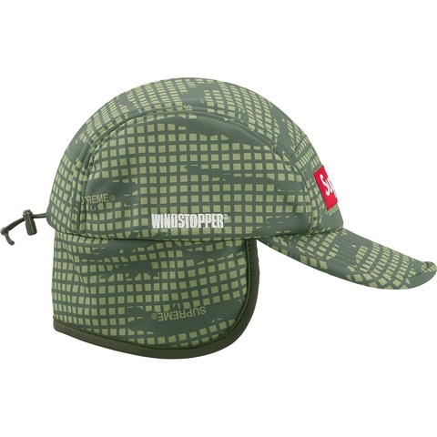 Supreme WINDSTOPPER® Earflap Camp Cap - Olive Grid Camo