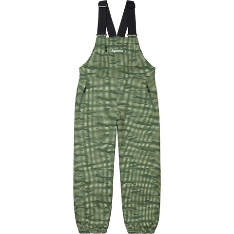 Supreme WINDSTOPPER® Overalls - Olive Grid Camo