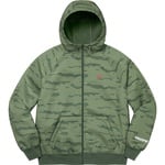 Supreme WINDSTOPPER Zip Up Hooded Sweatshirt (FW21) - Olive Grid Camo