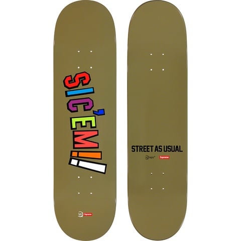 Supreme®/WTAPS® Sic'em! Skateboard - Supreme