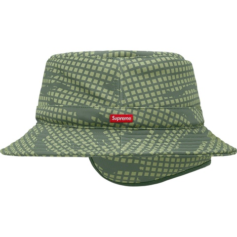 Supreme WINDSTOPPER® Earflap Crusher - Olive Grid Camo