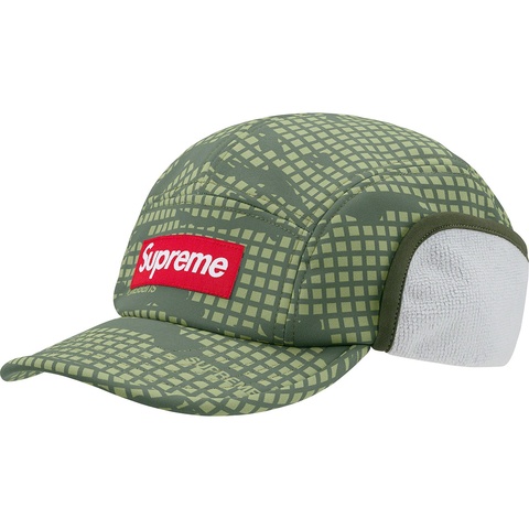 Supreme WINDSTOPPER® Earflap Camp Cap - Olive Grid Camo