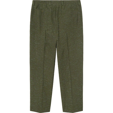 Supreme Pleated Trouser - Dark Green