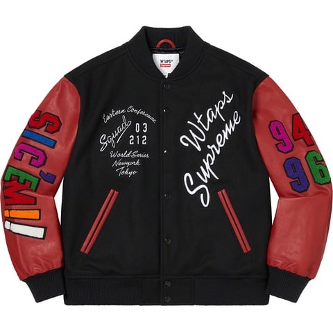 Supreme®/WTAPS® Varsity Jacket - fall/winter 2021 - Supreme Supreme®/WTAPS® Varsity Jacket - fall/winter 2021 - Supreme
