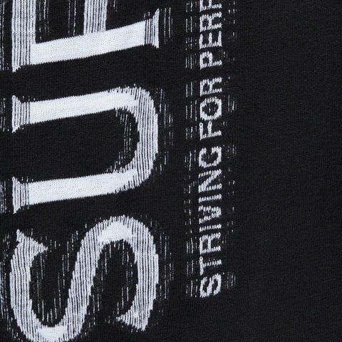 Supreme Intarsia Sleeve L/S Top - Black