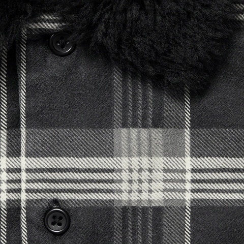 Faux Fur Collar Flannel Shirt - fall/winter 2021 - Supreme
