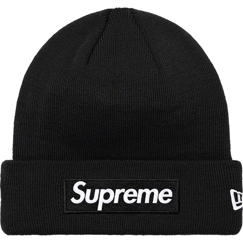 Supreme New Era® Box Logo Beanie - Black