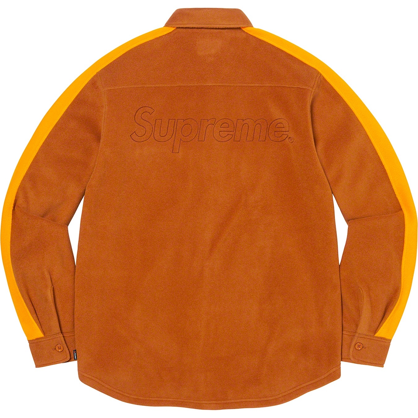 Supreme Polartec Shirt (FW21) - Rust - $138