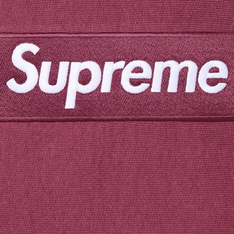 Supreme Box Logo Hooded Sweatshirt - Plum