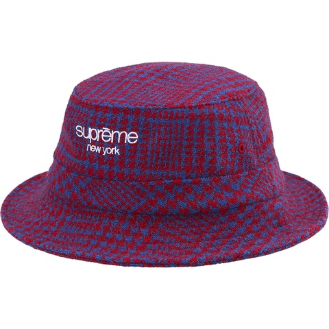 Supreme Harris Tweed Classic Logo Crusher - Royal Multi