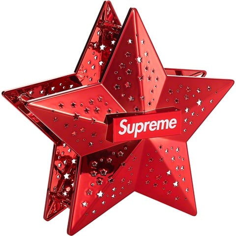 Supreme Christmas Tree Topper - Red