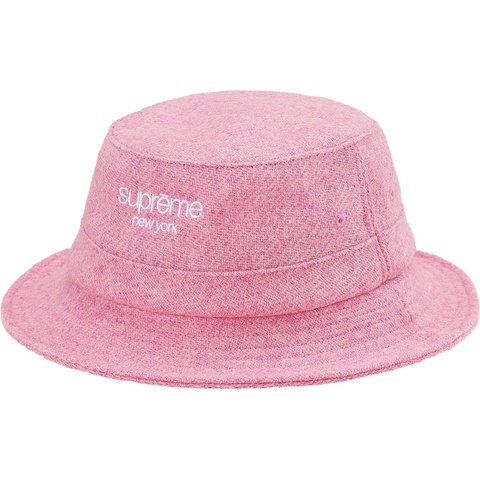 Supreme Harris Tweed Classic Logo Crusher - Pink
