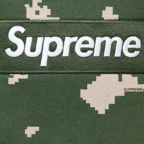 Supreme Box Logo Hooded Sweatshirt - Olive Russian Camo