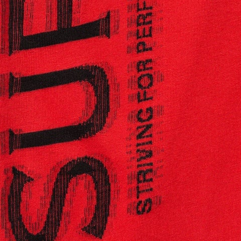 Supreme Intarsia Sleeve L/S Top - Red