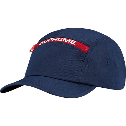 Supreme Top Zip Camp Cap - Navy