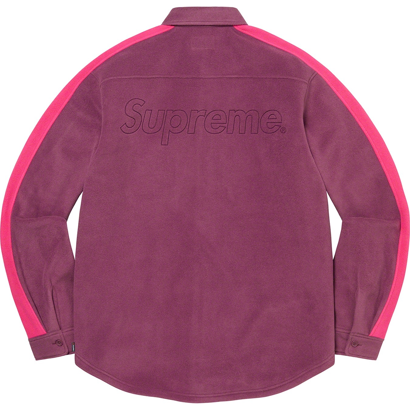 Supreme Polartec Shirt (FW21) - Light Plum - $138