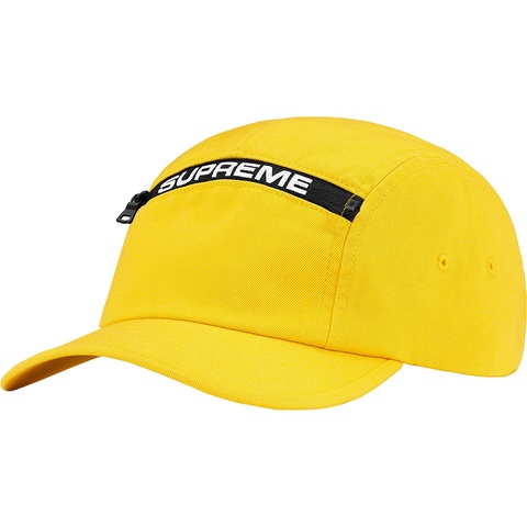 Supreme Top Zip Camp Cap - Yellow