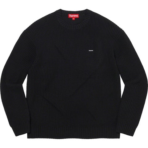 Supreme Mélange Rib Knit Sweater - Black