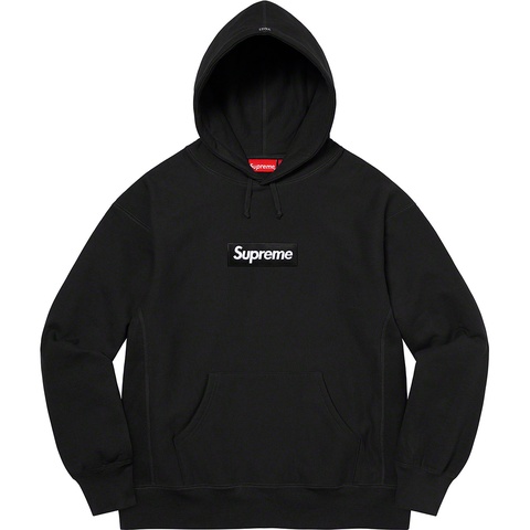 Supreme Box Logo Hooded Sweatshirt - Black