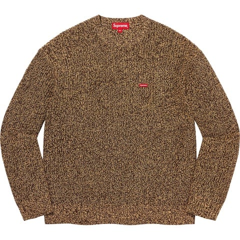 Supreme Mélange Rib Knit Sweater - Brown Mélange 