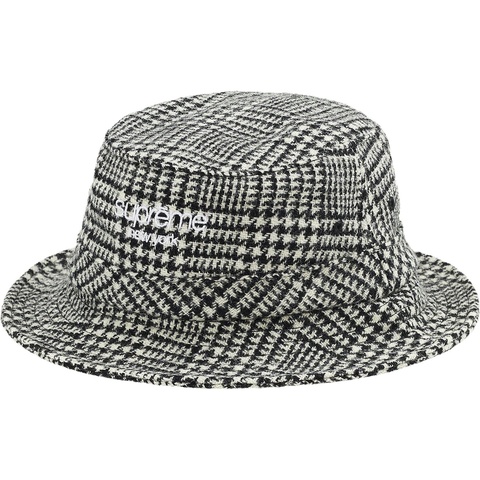 Supreme Harris Tweed Classic Logo Crusher - Black Multi