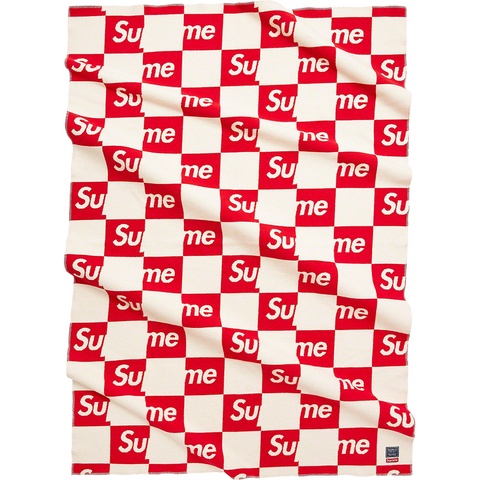 布団・毛布 Supreme Faribault Woolen Checkerboard Supreme®/Faribault Woolen Mill Checkerboard Wool Throw - Supreme