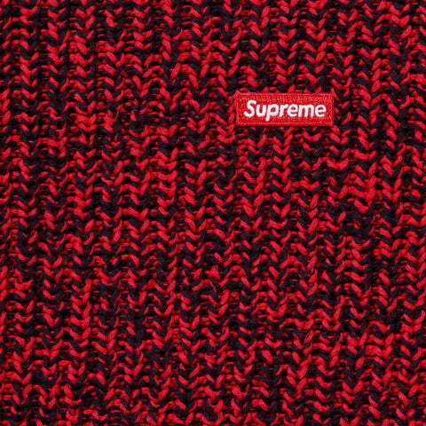 Supreme Mélange Rib Knit Sweater - Red Mélange 