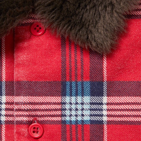 Faux Fur Collar Flannel Shirt - fall/winter 2021 - Supreme