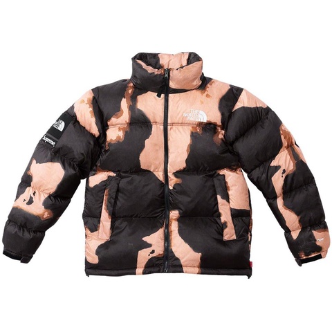 Supreme Supreme®/The North Face® Bleached Denim Print Nuptse Jacket - Colorway