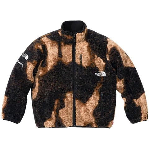 Supreme Supreme®/The North Face® Bleached Denim Print Fleece Jacket - Colorway