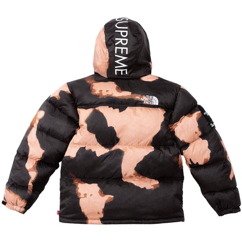 Supreme Supreme®/The North Face® Bleached Denim Print Nuptse Jacket - Colorway