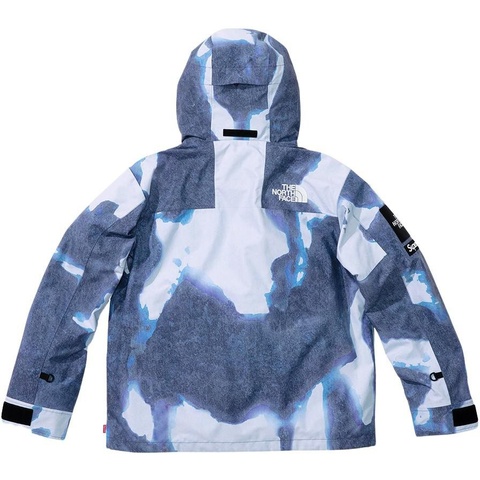 Supreme®/The North Face® Bleached Denim Print Mountain Jacket