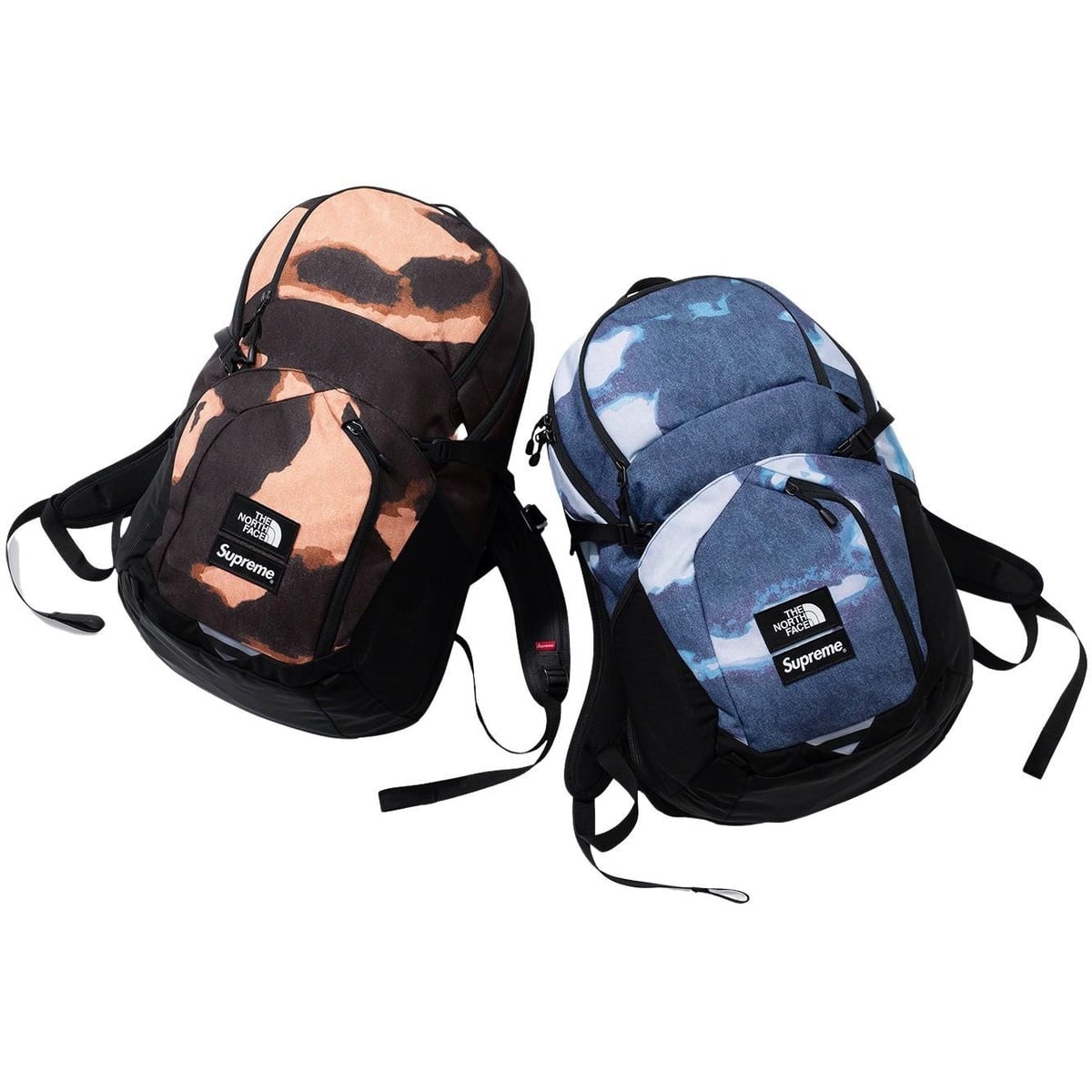 Supreme®/The North Face® Bleached Denim Print Pocono Backpack