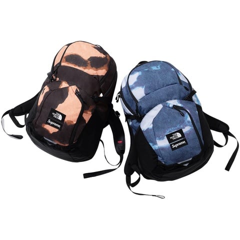 The North Face x Supreme シュプリーム バッグ Supreme®/The North Face® Bleached Denim Print Pocono Backpack