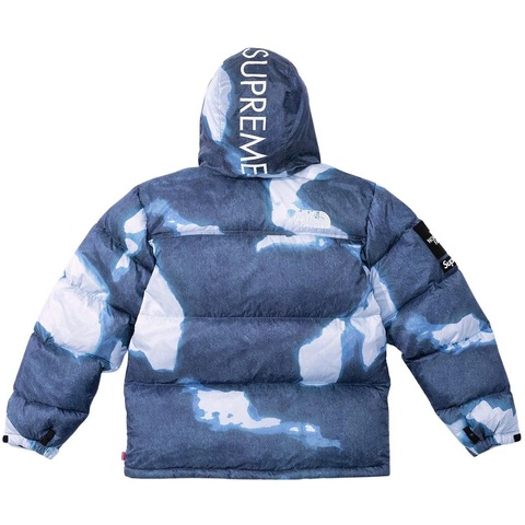 Supreme Supreme®/The North Face® Bleached Denim Print Nuptse Jacket - Colorway