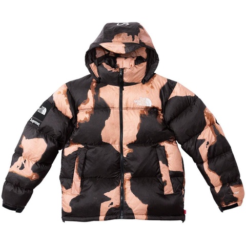 Supreme Supreme®/The North Face® Bleached Denim Print Nuptse Jacket - Colorway