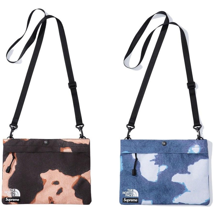 Supreme®/The North Face® Bleached Denim Print Shoulder Bag