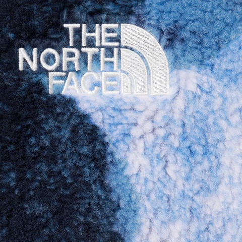 Supreme Supreme®/The North Face® Bleached Denim Print Fleece Jacket - Indigo
