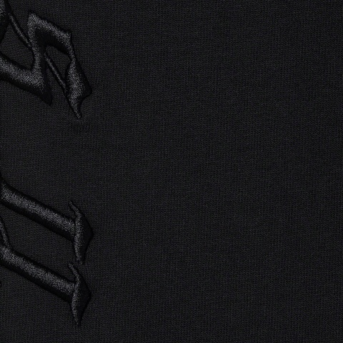 Supreme Raised Embroidery Sweatpant - Black